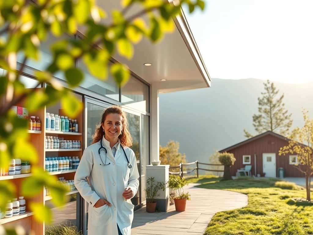 Ilustracja przedstawiająca kolejkę pacjentów oczekujących na wizytę u specjalisty w przychodni, z naciskiem na problem kolejek do specjalistów w Jordanowie.